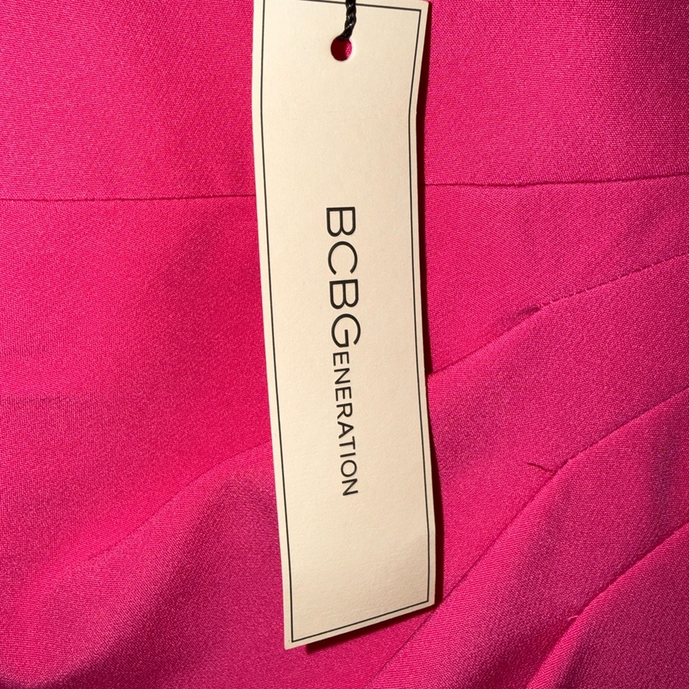 BCBGeneration Fuchsia adjustable spaghetti strap … - image 4